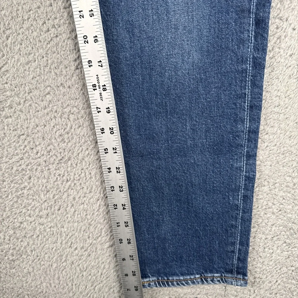 Levi's Slim Straight Dark Blue Jeans with Trans Pride Patch